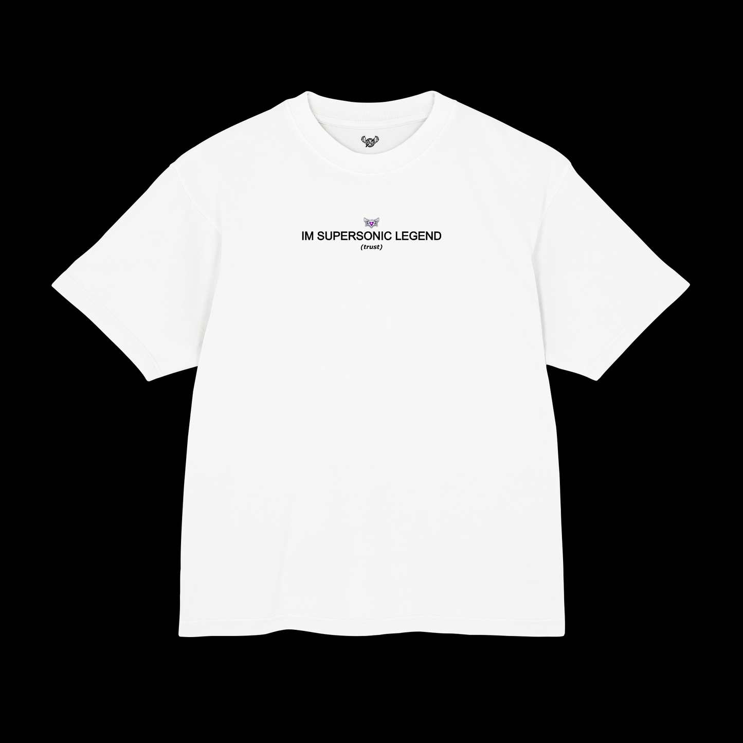 I'm Supersonic Legend (trust) | 100% Combed Cotton Oversized T-shirt