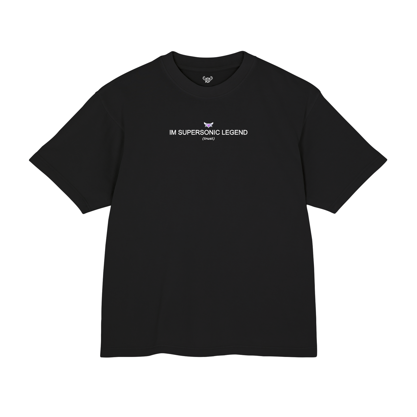 I'm Supersonic Legend (trust) | 100% Combed Cotton Oversized T-shirt